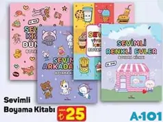 SEVİMLİ BOYAMA KİTABI indirimli fiyat SEVİMLİ BOYAMA KİTABI fiyat ve kampanya bilgisi